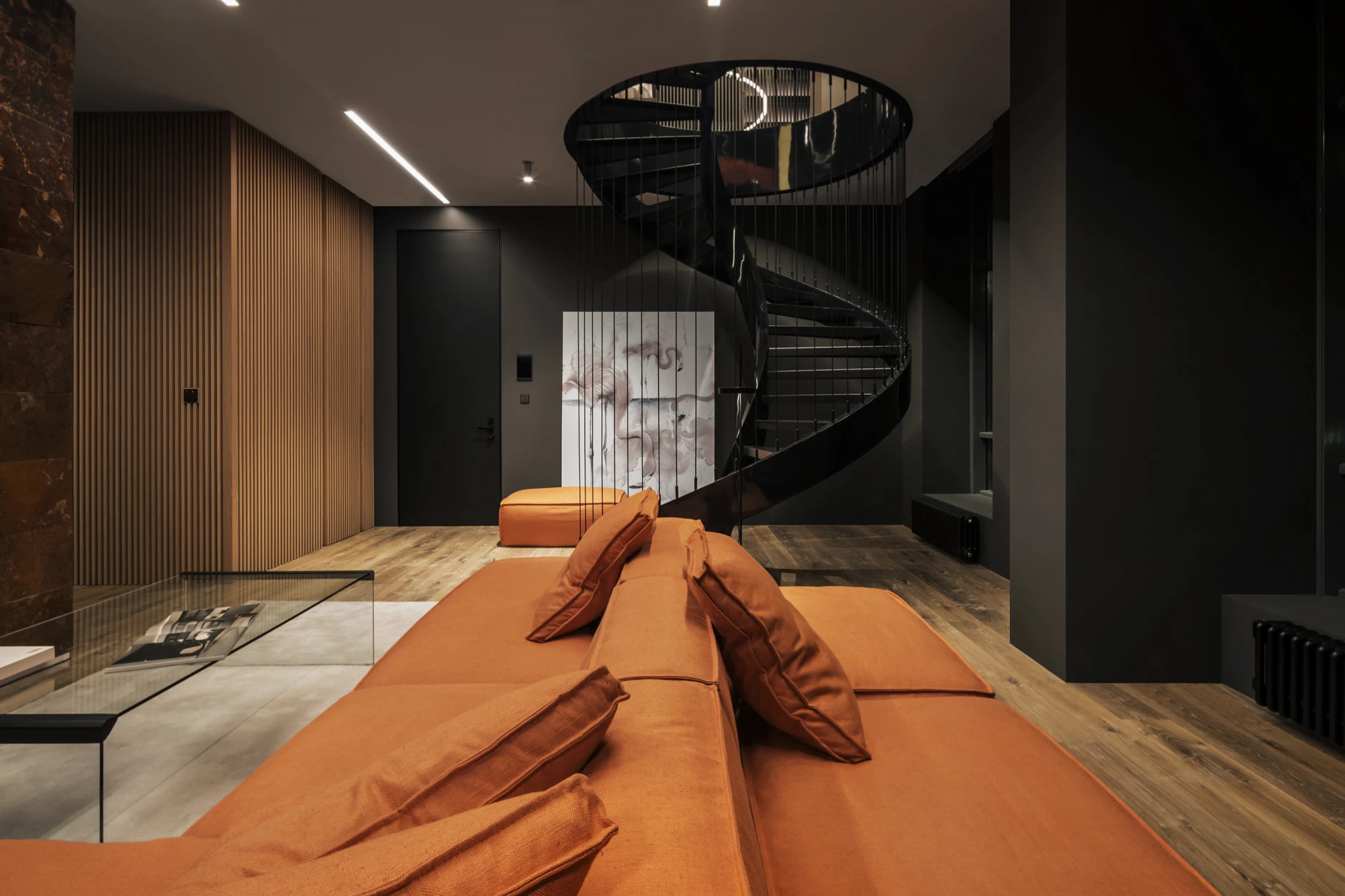 Thiết kế chiếu sáng căn duplex cao cấp