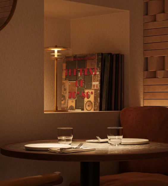 Thiết kế chiếu sáng nhà hàng cao cấp Thiết kế chiếu sáng nhà hàng cao cấp