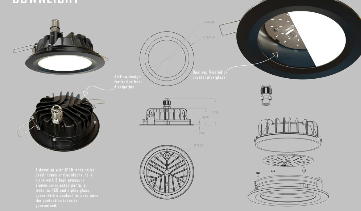 Đèn downlight là gì - cấu tạo đèn downlight